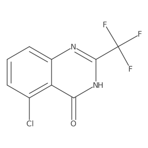 5-Chloro-2-(trifluoromethyl)quinazolin-4-OL Structure