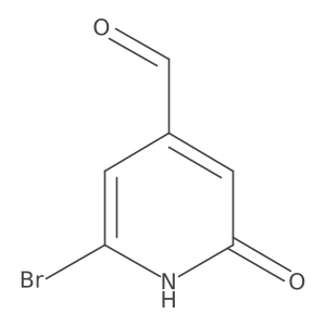 2-Bromo-6-hydroxyisonicotinaldehyde结构式