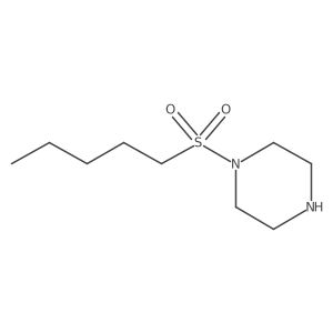 1-(Pentane-1-sulfonyl)piperazine Structure