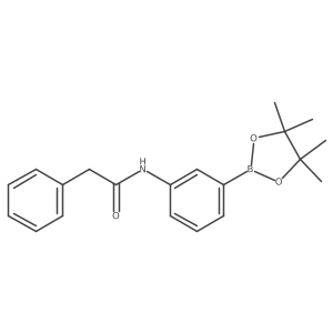 N-[3-(4,4,5,5-tetramethyl-1,3,2-dioxaborolan-2-yl)phenyl]Benzeneacetamide Structure