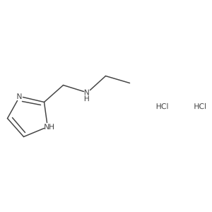 N-(1H-imidazol-2-ylmethyl)ethanamine dihydrochloride结构式