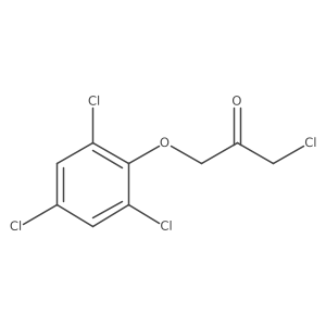 1-Chloro-3-(2,4,6-trichlorophenoxy)propan-2-one结构式