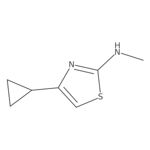 4-cyclopropyl-N-methyl-1,3-thiazol-2-amine Structure