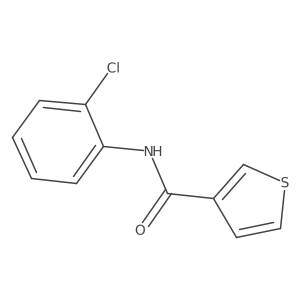 O=C(Nc1ccccc1Cl)c1ccsc1结构式