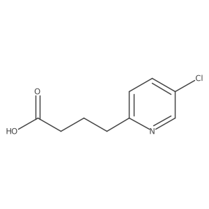 4-(5-Chloropyridin-2-yl)butanoic acid结构式