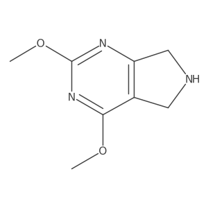 2,4-Dimethoxy-6,7-dihydro-5H-pyrrolo[3,4-D]pyrimidine Structure