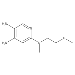 N2-(2-methoxyethyl)-N2-methyl-2,4,5-pyridinetriamine结构式