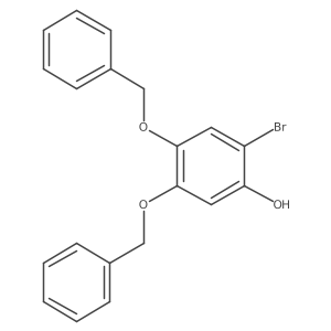 4,5-Bis(benzyloxy)-2-bromophenol Structure