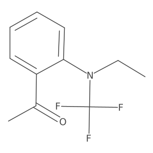 1-(2-(Ethyl(trifluoromethyl)amino)phenyl)ethanone结构式