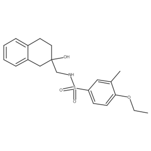 4-ethoxy-N-((2-hydroxy-1,2,3,4-tetrahydronaphthalen-2-yl)methyl)-3-methylbenzenesulfonamide Structure