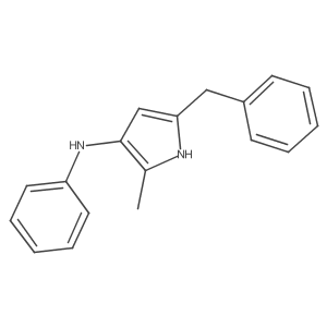 5-Benzyl-2-methyl-N-phenyl-1H-pyrrol-3-amine Structure