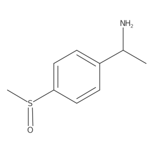 1-(4-Methanesulfinylphenyl)ethan-1-amine结构式