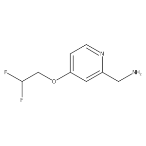 [4-(2,2-Difluoroethoxy)pyridin-2-yl]methanamine Structure