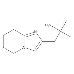 1-{5H,6H,7H,8H-imidazo[1,2-a]pyridin-2-yl}-2-methylpropan-2-amine结构式