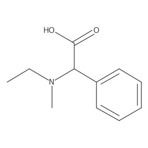 2-(Ethyl(methyl)amino)-2-phenylacetic acid结构式