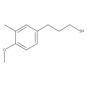 3-(4-Methoxy-3-methylphenyl)propane-1-thiol Structure
