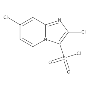 2,7-Dichloroimidazo[1,2-a]pyridine-3-sulfonyl chloride Structure