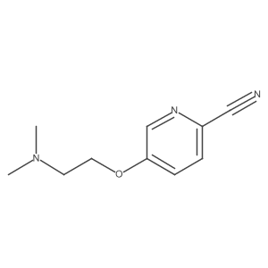 5-[2-(Dimethylamino)ethoxy]pyridine-2-carbonitrile结构式