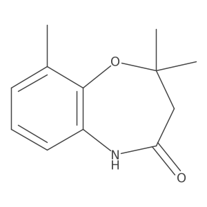 2,2,9-Trimethyl-2,3-dihydrobenzo[b][1,4]oxazepin-4(5H)-one Structure