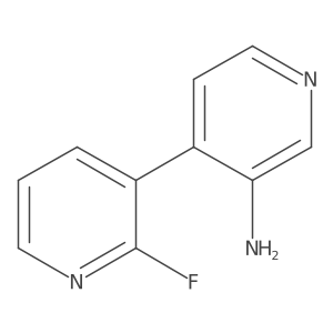 2-Fluoro[3,4'-bipyridin]-3'-amine结构式