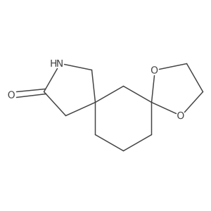 1,4-Dioxa-9-aza-dispiro[4.1.4.3]tetradecan-10-one Structure