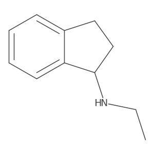 N-ethyl-2,3-dihydro-1H-inden-1-amine结构式