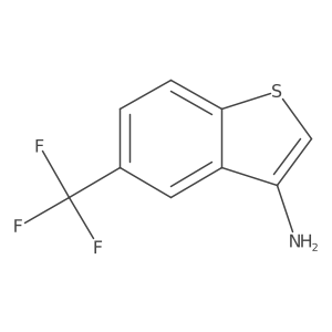 5-(Trifluoromethyl)benzo[b]thiophen-3-amine Structure