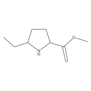 Methyl 5-ethylpyrrolidine-2-carboxylate结构式