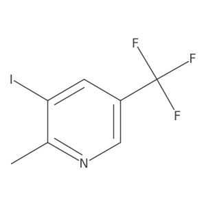 3-Iodo-2-methyl-5-(trifluoromethyl)pyridine Structure