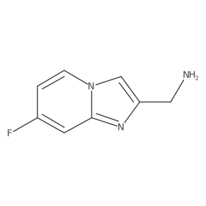 (7-Fluoroimidazo[1,2-a]pyridin-2-yl)methanamine Structure