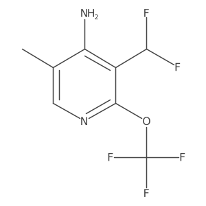 3-(Difluoromethyl)-5-methyl-2-(trifluoromethoxy)pyridin-4-amine Structure