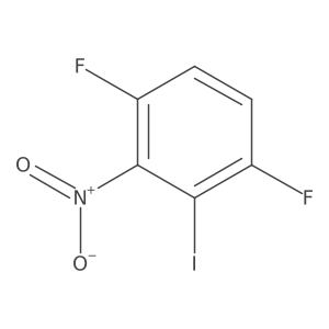 1,4-Difluoro-2-iodo-3-nitrobenzene Structure