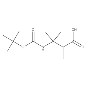 3-[[(1,1-Dimethylethoxy)carbonyl]amino]-2,3-dimethylbutanoic acid Structure