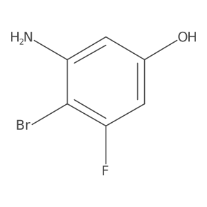3-Amino-4-bromo-5-fluorophenol Structure