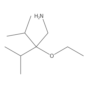 3-(Aminomethyl)-3-ethoxy-2,4-dimethylpentane结构式
