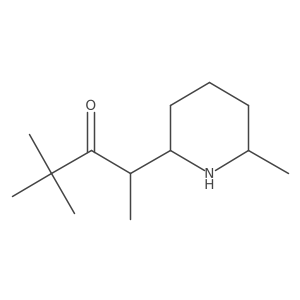 2,2-Dimethyl-4-(6-methylpiperidin-2-yl)pentan-3-one Structure
