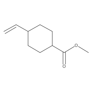 4-Vinylcyclohexyl formic acid methyl ester结构式
