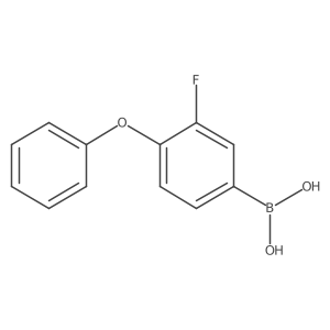 (3-Fluoro-4-phenoxyphenyl)boronic acid结构式