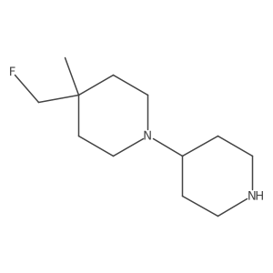 4-(Fluoromethyl)-4-methyl-1,4'-bipiperidine Structure