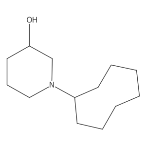 1-Cyclooctylpiperidin-3-ol结构式