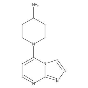1-[1,2,4]Triazolo[4,3-{a}]pyrimidin-5-ylpiperidin-4-amine结构式