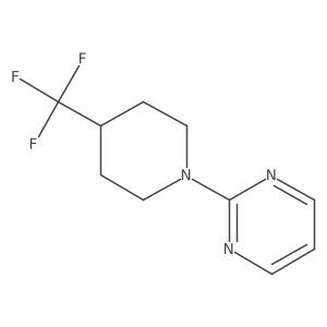 2-[4-(Trifluoromethyl)piperidin-1-yl]pyrimidine Structure