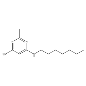 N4-heptyl-2-methylpyrimidine-4,6-diamine Structure