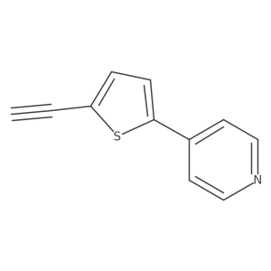 4-(5-Ethynylthiophen-2-yl)pyridine Structure