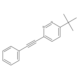 3-Tert-butyl-6-(2-phenylethynyl)pyridazine Structure