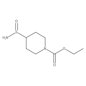 Ethyl 4-(aminosulfinyl)piperidine-1-carboxylate Structure