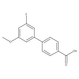4-(3-Fluoro-5-methoxyphenyl)benzoic acid Structure