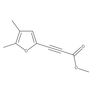 Methyl 3-(4,5-dimethylfuran-2-yl)prop-2-ynoate结构式