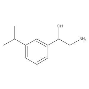 (1S)-2-amino-1-[3-(propan-2-yl)phenyl]ethan-1-ol Structure
