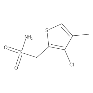 (3-Chloro-4-methylthiophen-2-yl)methanesulfonamide结构式